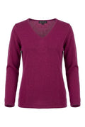 CASTLE FINE KNIT WOOL CASHMERE CB007-BERRY