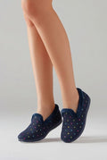 PADDERS REPOSE-NAVY POKADOT