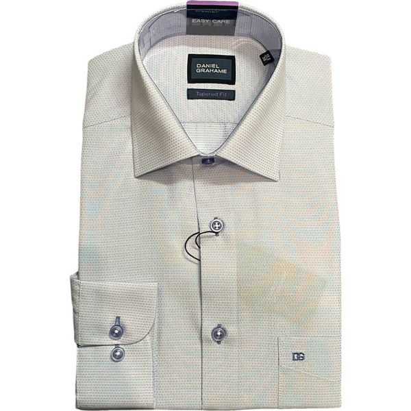 DANIEL GRAHAME PARIS SHIRT 531-15476-BLUE