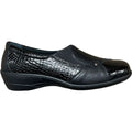EMILY BLACK NAPPA CROC 6004-BLACK