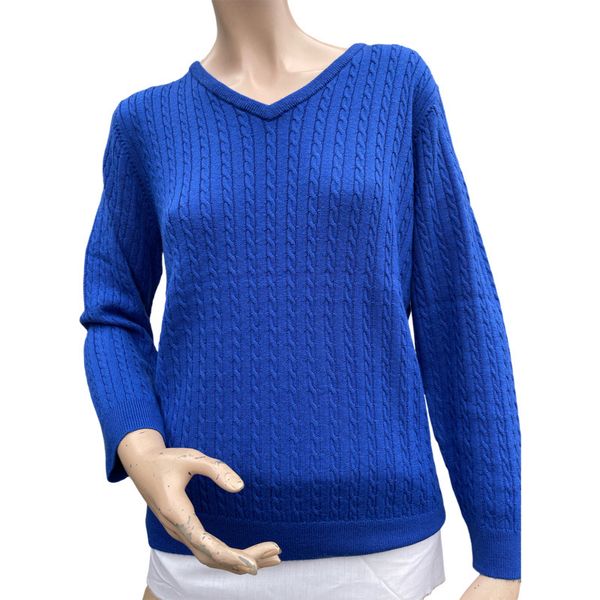100% Super-Fine Merino Wool – V Neck Sweater (YC248)