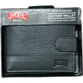 GENTS TWO TONE LEATHER WALLET JKL KBW-12-BLACK