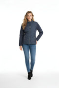 LADIES JACKET ZIPPED 56-111820-NAVY