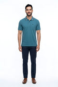 KESSLER PLAIN POLO WITH POCKET 301SS POLO-PETROL