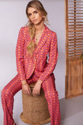 KATE COOPER PRINT TROUSER SUIT KCS24135 / 36