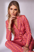 KATE COOPER PRINT TROUSER SUIT KCS24135 / 36