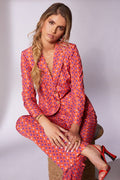 KATE COOPER PRINT TROUSER SUIT KCS24135 / 36