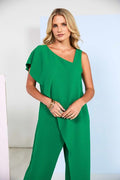 JUMPSUIT WITH OVER TOP KCS26149-EMERALD