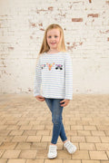 LIGHTHOUSE GIRLS CAUSEWAY L/S TOP CUTE ANIMALS