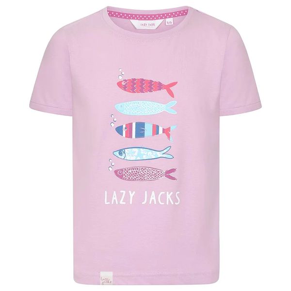 LAZY JACKS PRINTED T-SHIRT LJ208C-PINK