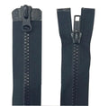 HEAVY PLASTIC OPEN END ZIPS