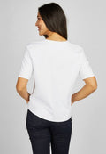 WHITE T-SHIRT WITH DESIGN 52-222301