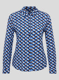 RABE L/S GEOMATRIC BLOUSE 53-124400