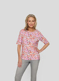 RABE R/N S/S TOP WITH PRINT 54-114359