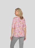 RABE R/N S/S TOP WITH PRINT 54-114359