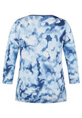 RABE 3/4 SLEEVE TOP WITH PRINT 54-113352