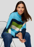 RABE LADIES ROUNDNECK JUMPER 55-223609-MULTI COLOR