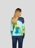 RABE LADIES ROUNDNECK JUMPER 55-223610-MULTI COLOR