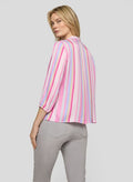 RABE L/S BLOUSE PINK STRIPE 56-117104