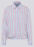 RABE L/S BLOUSE RED STRIPE 56-111101