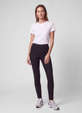 RABE ALL ELASTIC WAIST DENIM PATTERN 57-300155-BLACK