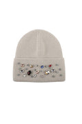 BEANIE WITH RHINESTONES 29212 PHANIE-BEIGE