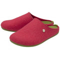 LOTUS MULE SLIPPER FELT ROCIO-CORAL