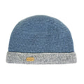 ERIN CROCHET TURN UP HAT PK839-DENIM