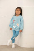 LIGHTHOUSE GIRLS SWEATSHIRT FAIRIES -EGG SHELL