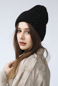 KNITTED HAT PEARL DETAIL CM-3790