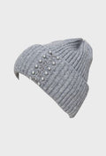 KNITTED HAT PEARL DETAIL CM-3790