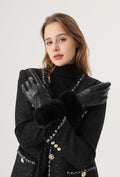 MM SWEET G1682 TOUCH SCREEN GLOVE WITH FUR