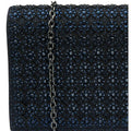 LOTUS DIVA-NAVY CLUTCH MATCHES SHOE VIVA