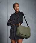 QD610-OLIVE VINTAGE CANVAS DESPATCH BAG