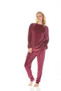 VELOUR LOUNGE SUIT DIAMONDS ON ARMS 57291 MARQUISE