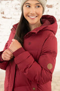 LIGHTHOUSE SAVANNAH LONG COAT-MAROON