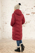 LIGHTHOUSE SAVANNAH LONG COAT-MAROON