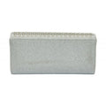 LOTUS DIVA-SILVER CLUTCH MATCHES SHOE VIVA