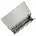 LOTUS DIVA-SILVER CLUTCH MATCHES SHOE VIVA