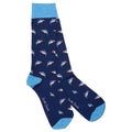 SWOLE PANDA BLUE SHARK BAMBOO SOCKS SP373