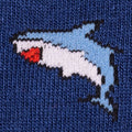 SWOLE PANDA BLUE SHARK BAMBOO SOCKS SP373