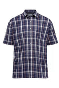 CHAMPION SHORT SLEEVE CHECK 3103 WHITBY-NAVY