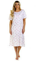S/S FLOWER PRINT PINK BLUSH 05327 LA MARQUISE