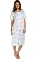 S/S FLOWER PRINT PINK BLUSH 05327 LA MARQUISE