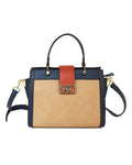 VERBENA COLOUR BLOCK TOTE BAG 11GL252-NAVY