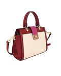 VERBENA COLOUR BLOCK TOTE BAG 11GL252-RED