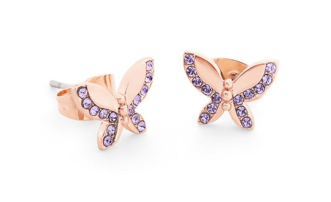 TIPPERARY CRYSTAL BUTTERFLY STUD EARRINGS 150225