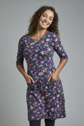 WEIRDFISH STARSHINE ORGANIC JERSEY DRESS