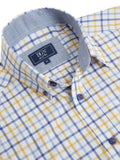 Drifters Mans Short Sleeve Shirt 14308 - Yellow, m