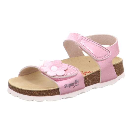 Superfit Girls Sandal Fussbett Pink - 28